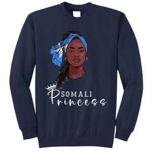 Somalian Flag Souvenirs Princess Products For Women Somalia Tall Sweatshirt