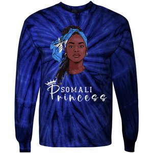 Somalian Flag Souvenirs Princess Products For Women Somalia Tie-Dye Long Sleeve Shirt