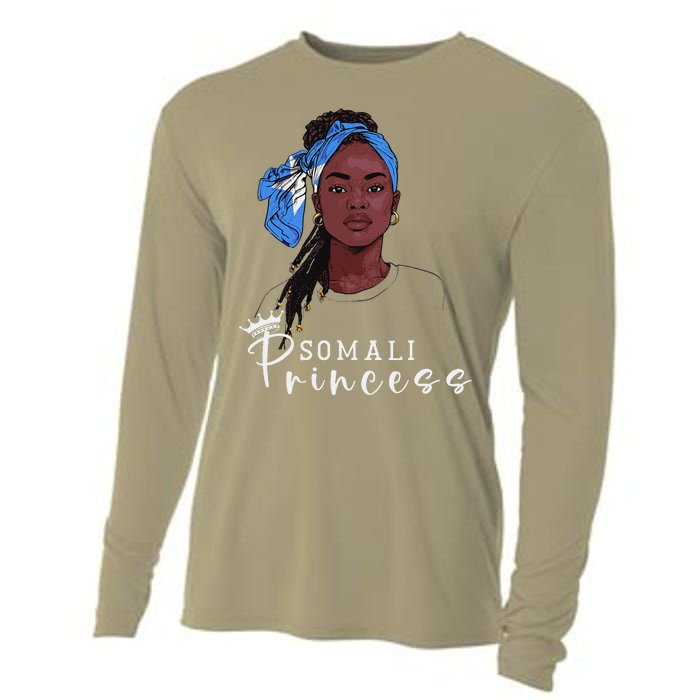 Somalian Flag Souvenirs Princess Products For Women Somalia Cooling Performance Long Sleeve Crew