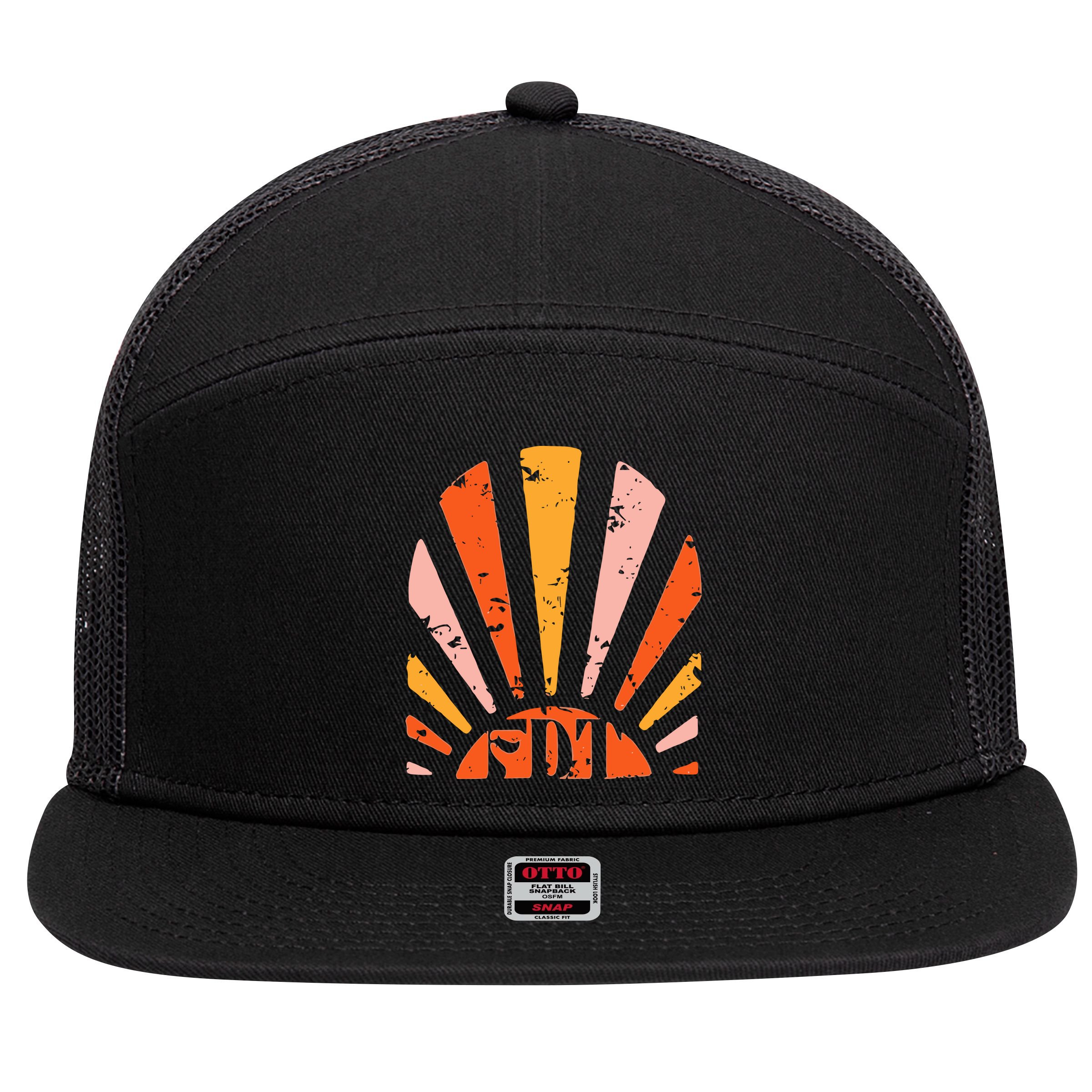 Subtle Fdt Sunshine Anti Trump 7 Panel Mesh Trucker Snapback Hat
