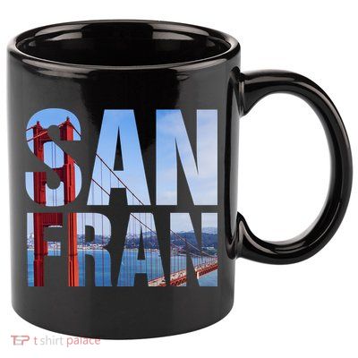 San Fran 11oz C Handle Ceramic Mug