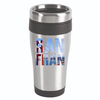 San Fran 16oz Travel Tumbler
