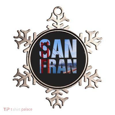 San Fran Metallic Star Ornament
