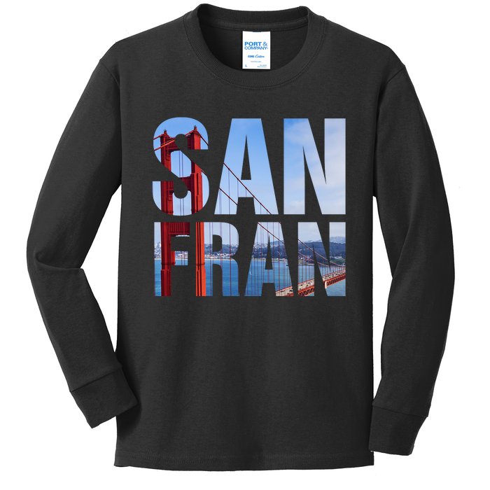 San Fran Kids Long Sleeve Shirt