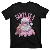 SantaS Favorite Swifty Merry Christmas Groovy Xmas Lights T-Shirt