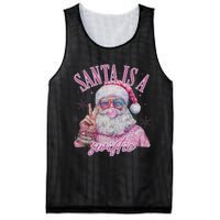 SantaS Favorite Swifty Merry Christmas Groovy Xmas Lights Mesh Reversible Basketball Jersey Tank