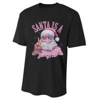 SantaS Favorite Swifty Merry Christmas Groovy Xmas Lights Performance Sprint T-Shirt