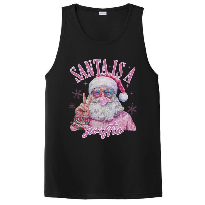 SantaS Favorite Swifty Merry Christmas Groovy Xmas Lights PosiCharge Competitor Tank