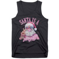 SantaS Favorite Swifty Merry Christmas Groovy Xmas Lights Tank Top