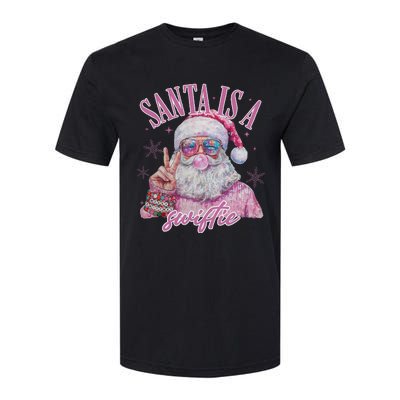 SantaS Favorite Swifty Merry Christmas Groovy Xmas Lights Softstyle CVC T-Shirt