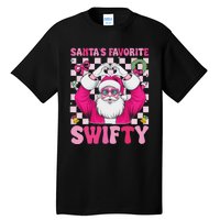 SantaS Favorite Swifty Merry Christmas Groovy Xmas Lights Tall T-Shirt