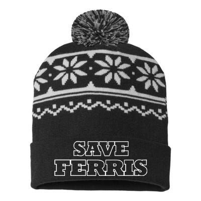 SAVE FERRIS USA-Made Snowflake Beanie