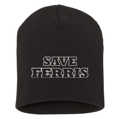 SAVE FERRIS Short Acrylic Beanie