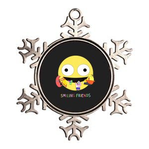 Smiling Friends Metallic Star Ornament