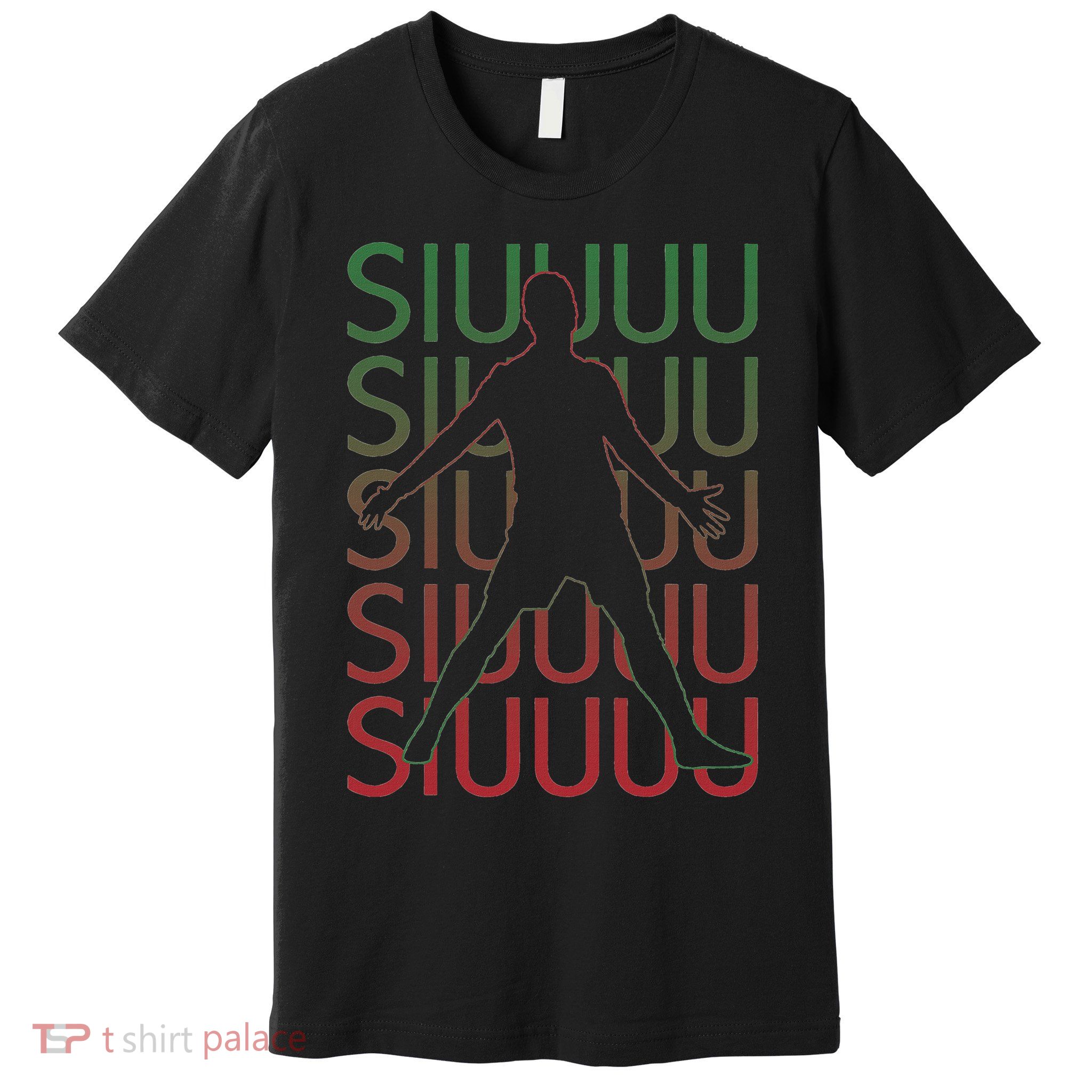Siuuu Funny Soccer Football Boys Men Women  Premium T-Shirt