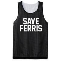 Save Ferris Mesh Reversible Basketball Jersey Tank