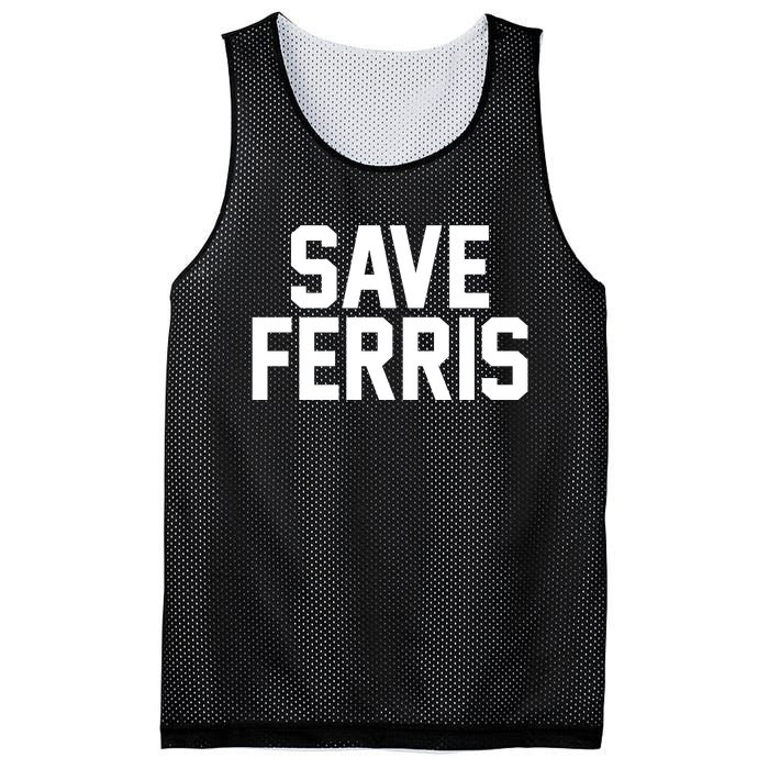 Save Ferris Mesh Reversible Basketball Jersey Tank