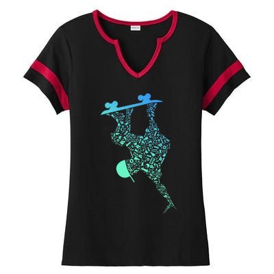 Skateboarding For Skater Gear Skateboard Ladies Halftime Notch Neck Tee