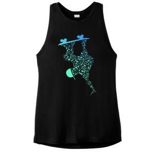 Skateboarding For Skater Gear Skateboard Ladies PosiCharge Tri-Blend Wicking Tank