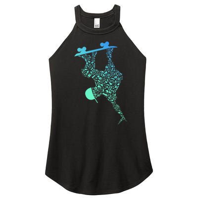 Skateboarding For Skater Gear Skateboard Women's Perfect Tri Rocker Tank