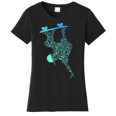 Skateboarding For Skater Gear Skateboard Women's T-Shirt