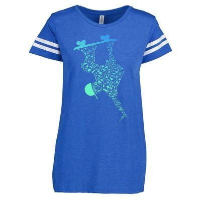 Skateboarding For Skater Gear Skateboard Enza Ladies Jersey Football T-Shirt