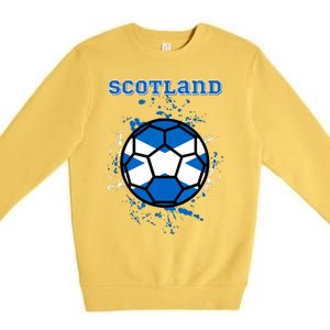 Scotland Funny Premium Crewneck Sweatshirt