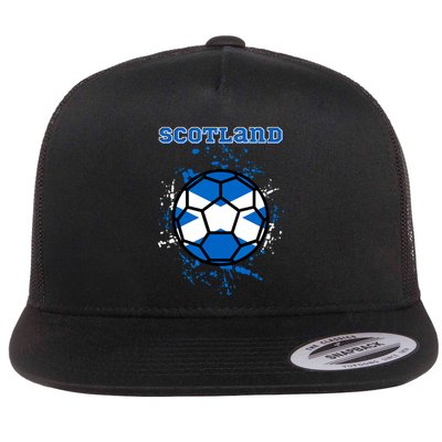 Scotland Funny Flatbill Hat