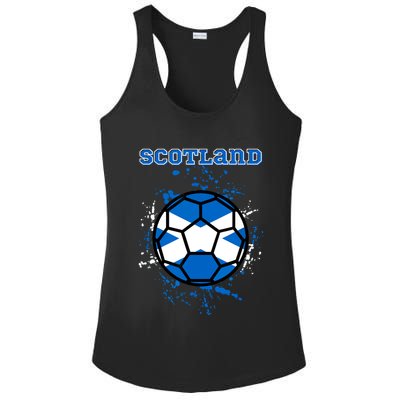 Scotland Funny Ladies PosiCharge Competitor Racerback Tank
