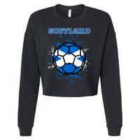 Scotland Funny Cropped Pullover Crew