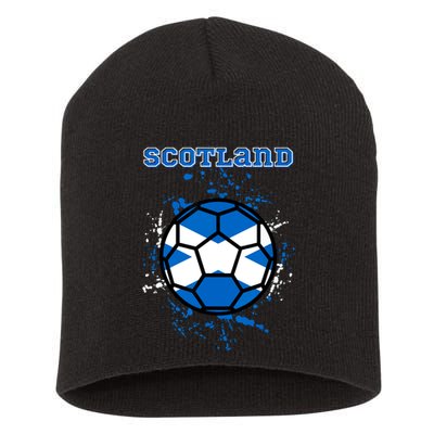 Scotland Funny Short Acrylic Beanie