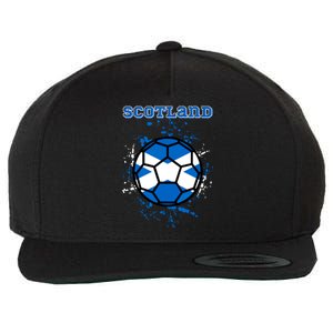 Scotland Funny Wool Snapback Cap