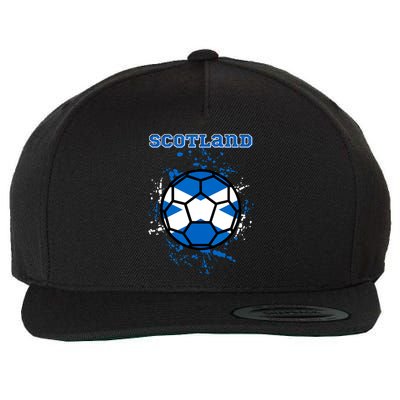 Scotland Funny Wool Snapback Cap