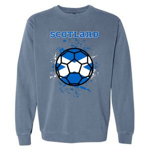 Scotland Funny Garment-Dyed Sweatshirt