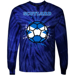 Scotland Funny Tie-Dye Long Sleeve Shirt