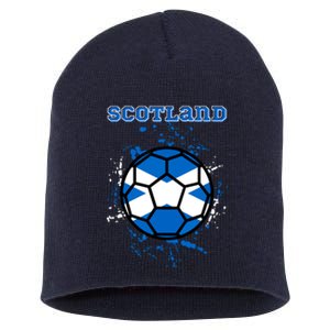 Scotland Funny Short Acrylic Beanie