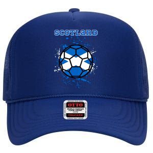 Scotland Funny High Crown Mesh Back Trucker Hat