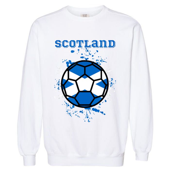 Scotland Funny Garment-Dyed Sweatshirt