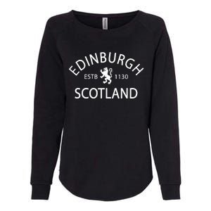 Scotland Flag Scottish Ancestry Funny Scotland Womens California Wash Sweatshirt