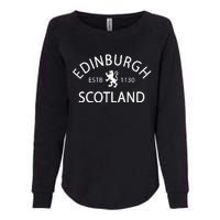 Scotland Flag Scottish Ancestry Funny Scotland Womens California Wash Sweatshirt