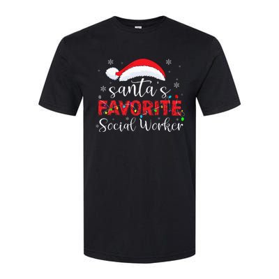 SantaS Favorite Social Worker Softstyle® CVC T-Shirt