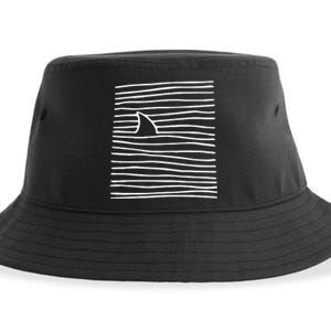 Shark Fin Shark Swimming Sustainable Bucket Hat