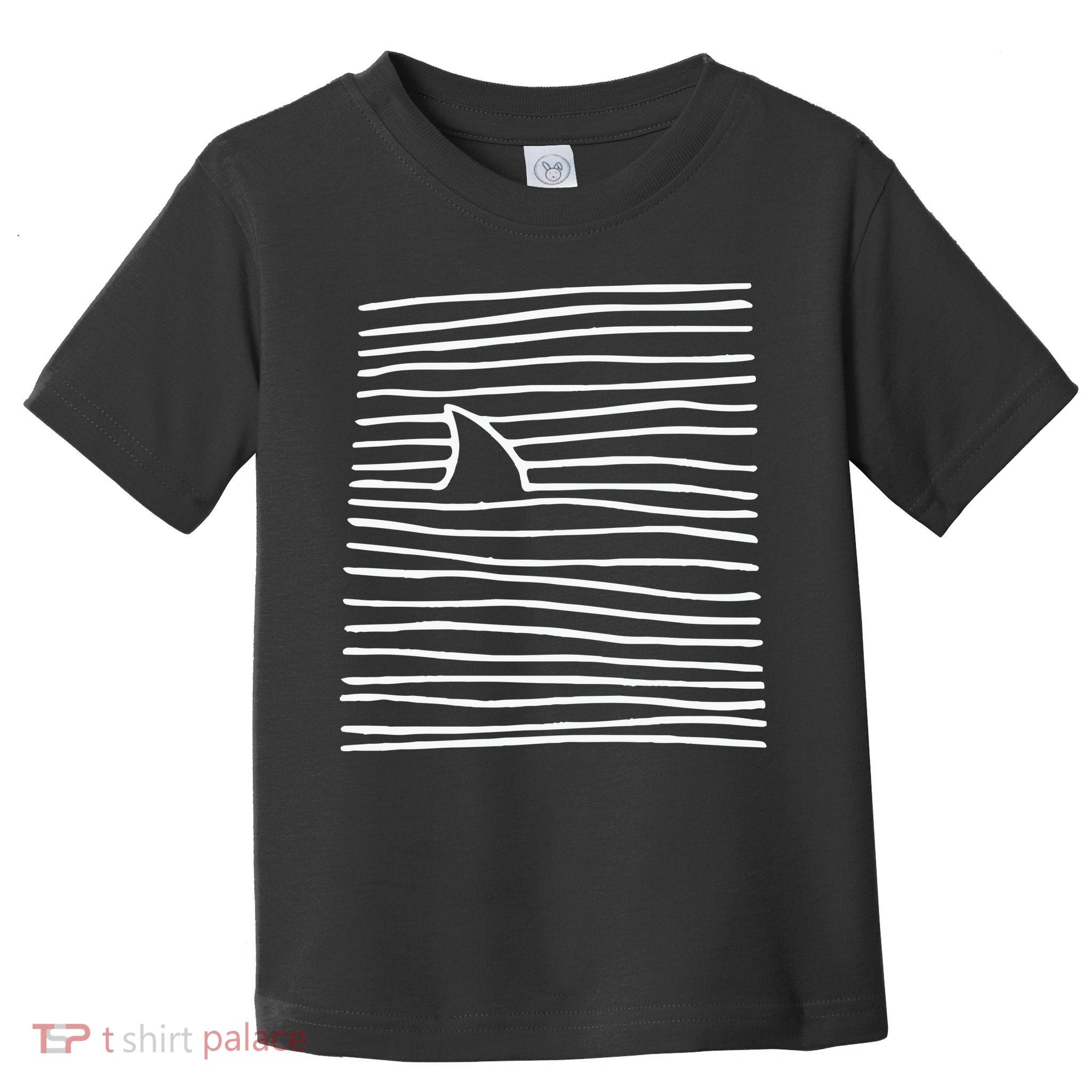 Shark Fin Shark Swimming Toddler T-Shirt