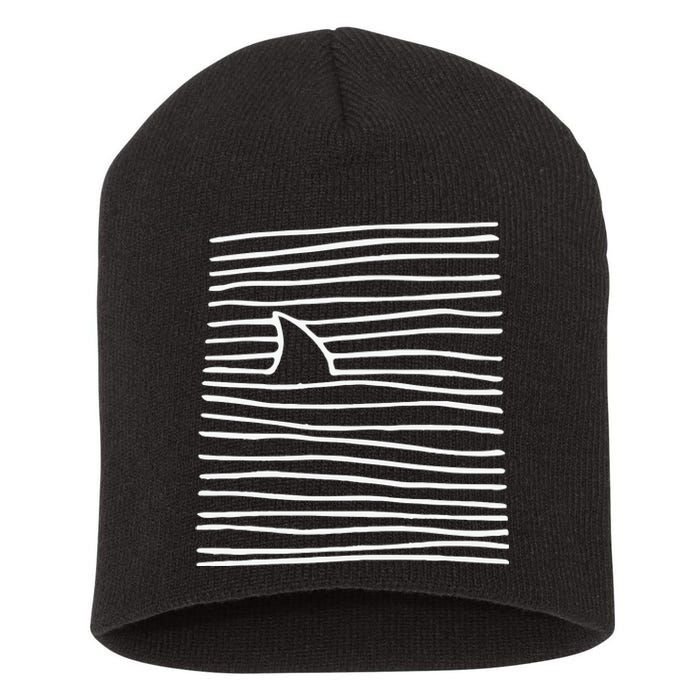 Shark Fin Shark Swimming Short Acrylic Beanie