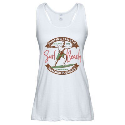 Surfing Fanatic Summer Pleasure Ladies Essential Flowy Tank