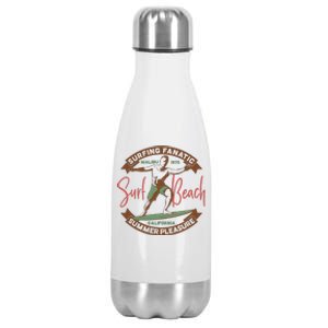 Surfing Fanatic Summer Pleasure Stainless Steel Insulated Water Bottle