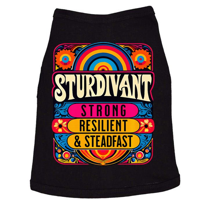 Sturdivant Family Strong Resilient & Steadfast Doggie Tank