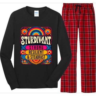 Sturdivant Family Strong Resilient & Steadfast Long Sleeve Pajama Set