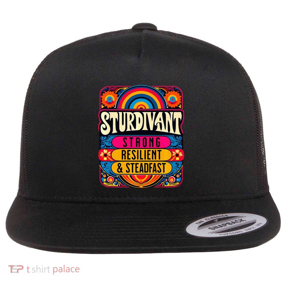 Sturdivant Family Strong Resilient & Steadfast Flat Bill Trucker Hat