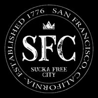 San Francisco Sucka Free City Sf Patch Badge Logo Cooling Performance Crew T-Shirt
